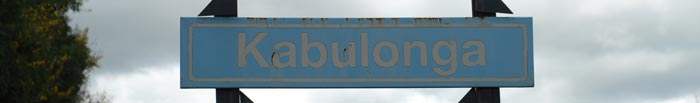 Kabulonga - Sign on Bishop's Rd